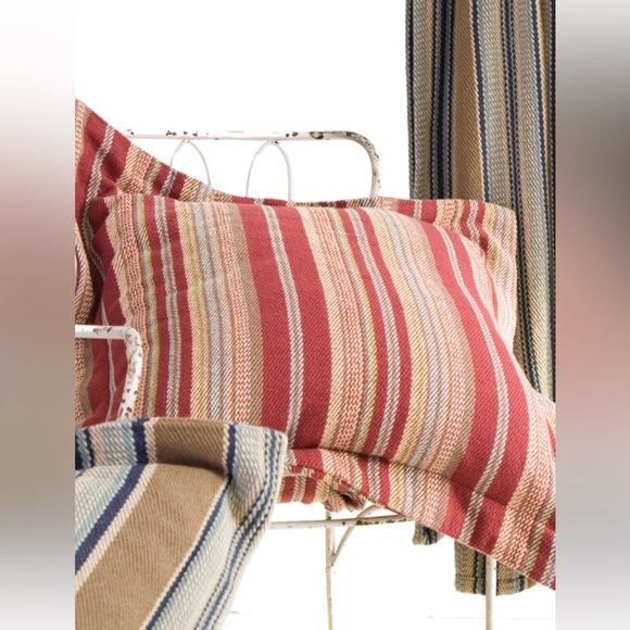 Two Pine Cone Hill Woven Ranch Blanket Style Euro Pillow Shams (One Pair) - Picture 6 of 6